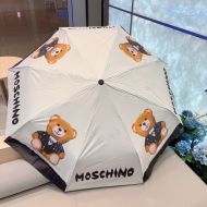 Moschino Dressed Teddy Bear 3 Folding Umbrella White