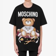 Moschino Sartorial Teddy Bear Oversize T-Shirt Black