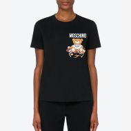 Moschino Sartorial Teddy Bear Slim T-Shirt Black