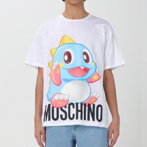 Moschino Bubble Bobble Oversize T-Shirt White