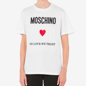 Moschino In Love We Trust T-Shirt White