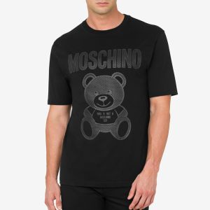 Moschino Teddy Mesh T-Shirt Black