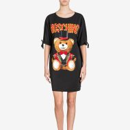 Moschino Circus Teddy Bear Short Dress Black