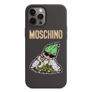 Moschino Good Luck Trolls iPhone Case Black/Green