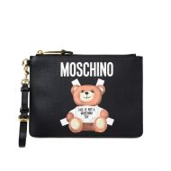 Moschino Cross Teddy Bear Clutch Black