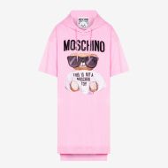 Moschino Micro Teddy Bear Jersey Dress Pink