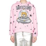 Moschino Ufo Teddy Bear Sweatshirt Pink