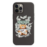 Moschino Dollar Teddy Bear iPhone Case Black