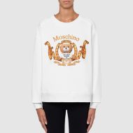 Moschino Oscar Teddy Bear Sweater White