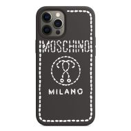 Moschino Stitching Question iPhone Case Black