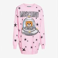 Moschino Ufo Teddy Bear Minidress Pink