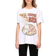 Moschino Pizza T-Shirt White