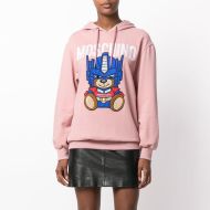 Moschino Transformer Teddy Bear Sweatshirt Pink