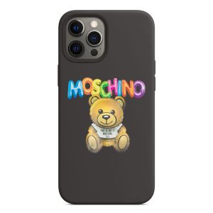 Moschino Inflatable Teddy Bear iPhone Case Black