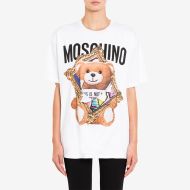 Moschino Frame Teddy Bear T-Shirt White