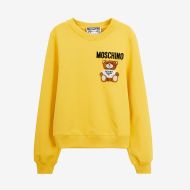 Moschino Furry Teddy Bear Sweater Yellow